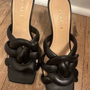 Coach Black Women's Sandal heels